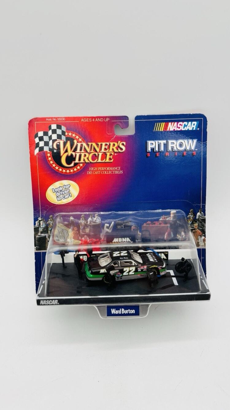 New Ward Burton #22 MBNA 1998 Winner's Circle 1:64 Scale Diecast Pit Row Series